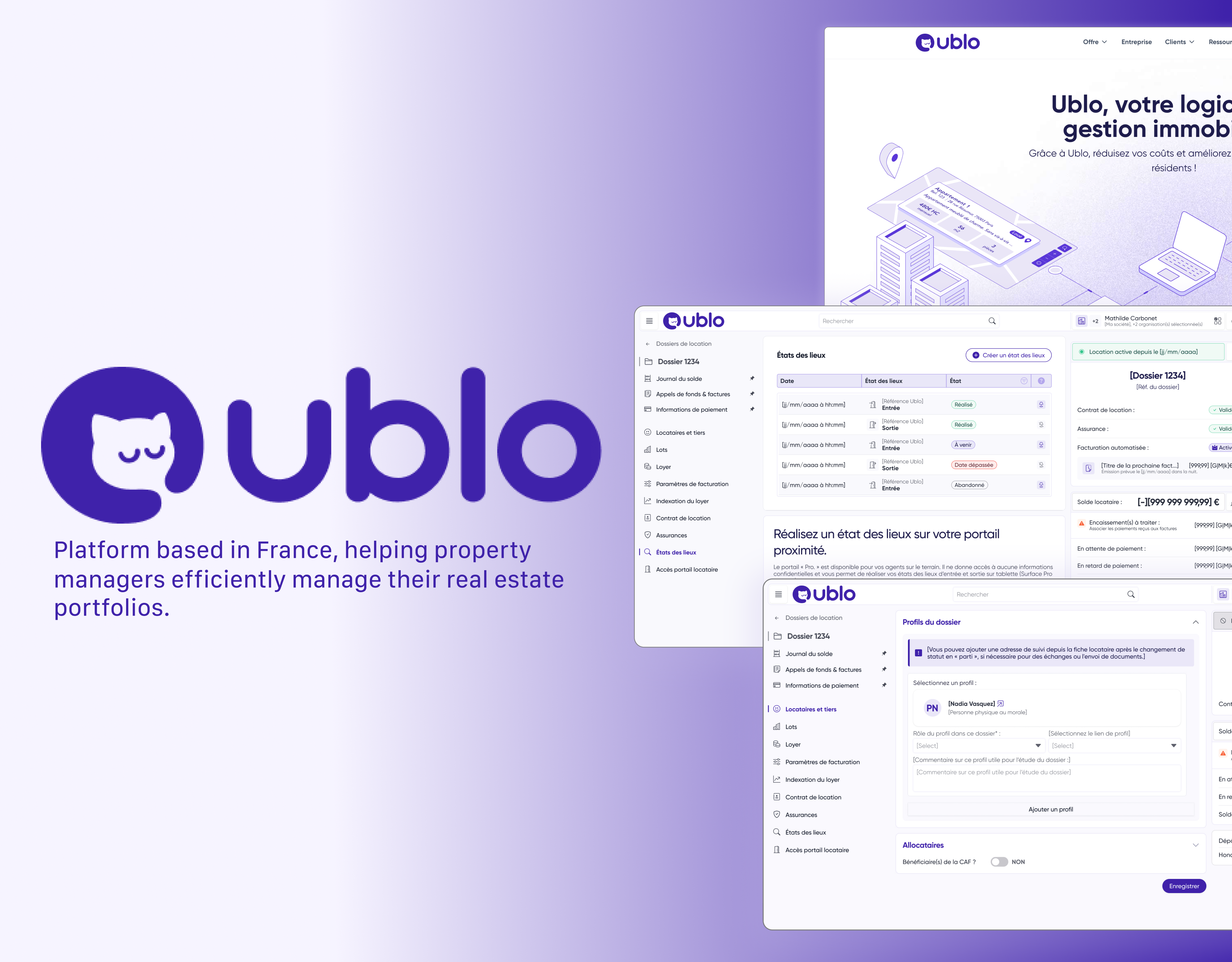 Ublo — SaaS property management